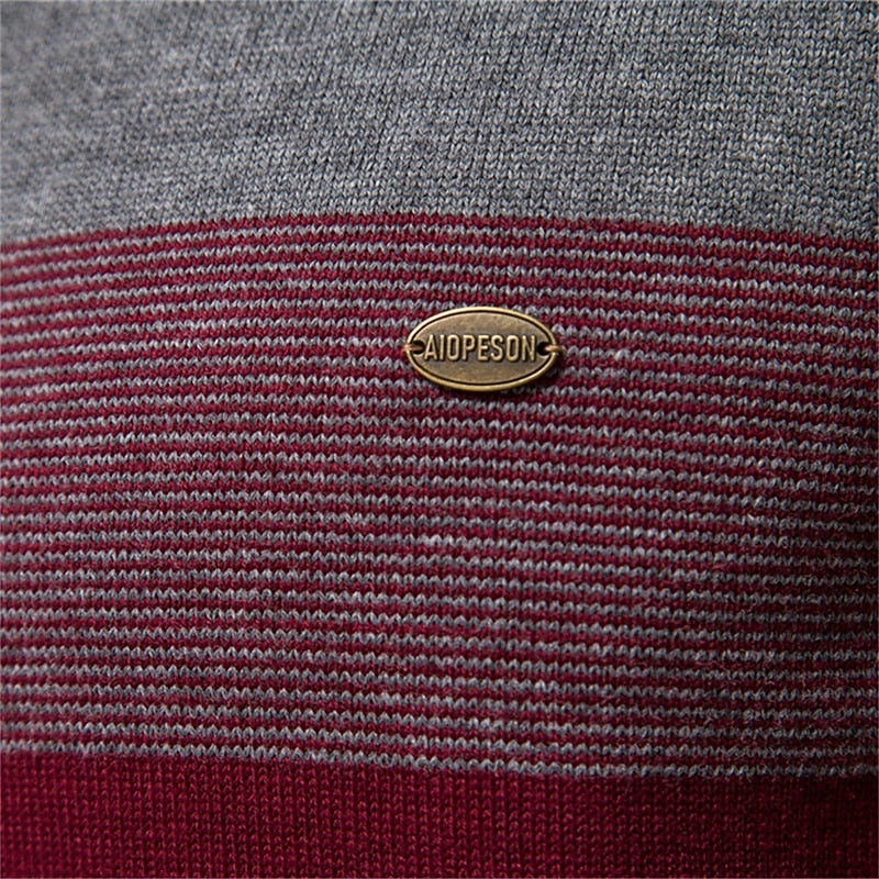 Men's Quarter-Zip Knit Sweater | Soft Classic Casual Everyday Cosy Pullover | Smart Casual Everyday Autumn Winter Knitwear