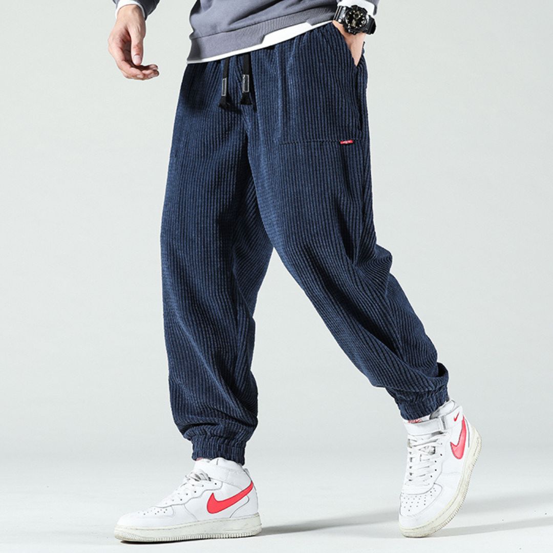 Men's Corduroy Pants – Relaxed-Fit Casual Trousers
