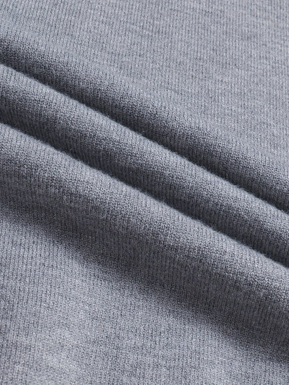 Men's Refined High-Neck Knit Sweater | Classic Cosy Casual Everyday Pullover | Smart Casual Everyday Autumn Winter Knitwear