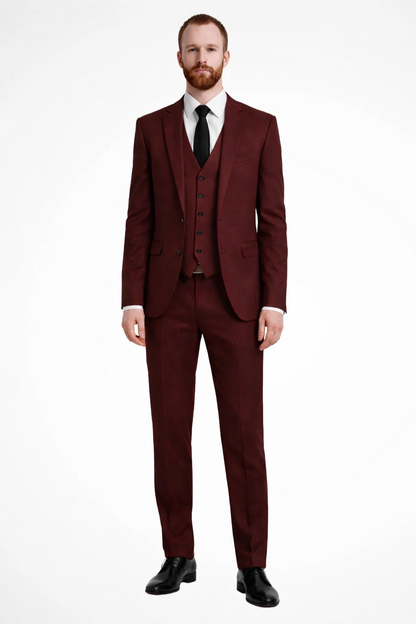 Men's Suit Three-Piece Linen | Blazer Waistcoat Trousers Wedding | Wedding Suit Light Blue Elegant