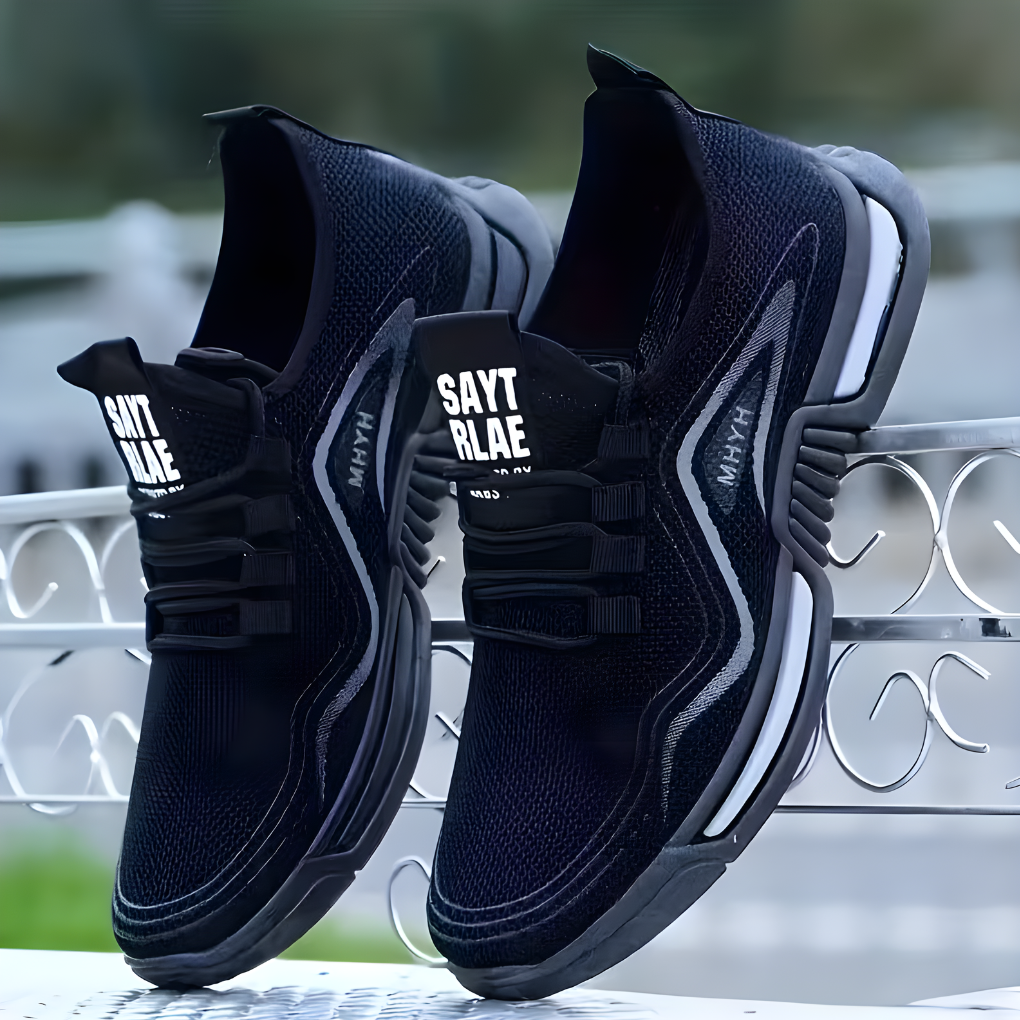 Men's Mesh Sock-Style Running Sneakers | Lightweight Breathable Casual Everyday Sport Trainers | Everyday Casual Running Sport Shoes