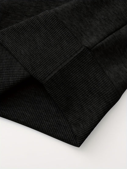 Herren-Pullover aus feinem Strick mit halbem Reißverschluss | Weicher, lässiger und gemütlicher Alltagspullover | Elegante lässige Strickmode für Herbst und Winter