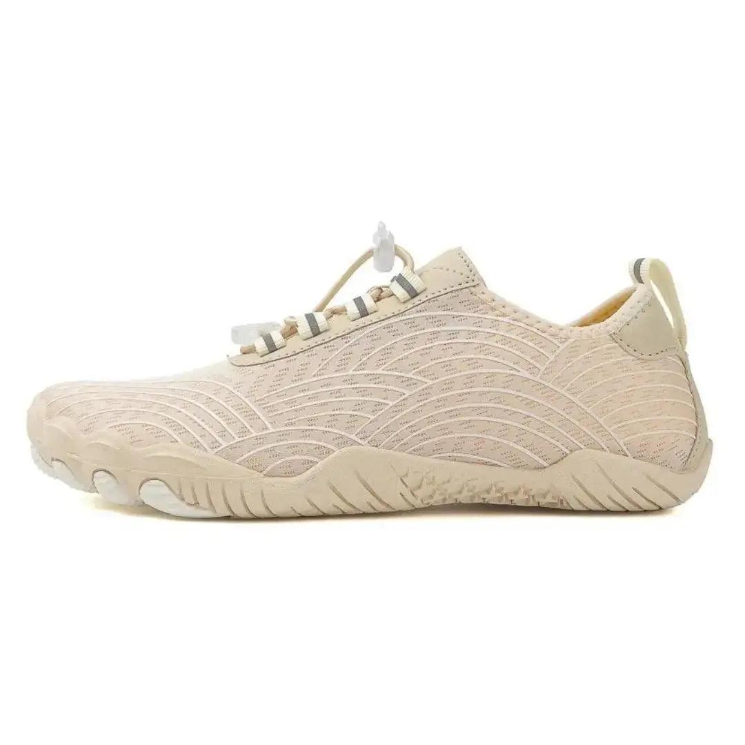 Everyday Wear Lace-Up Barefoot Shoes with Heel Pull Tab