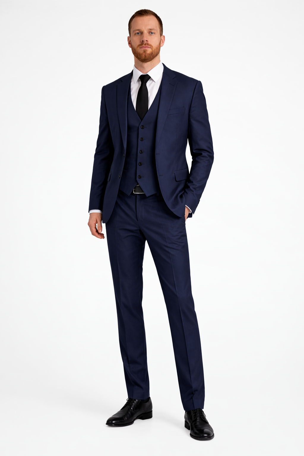 Men's Suit Three-Piece Linen | Blazer Waistcoat Trousers Wedding | Wedding Suit Light Blue Elegant