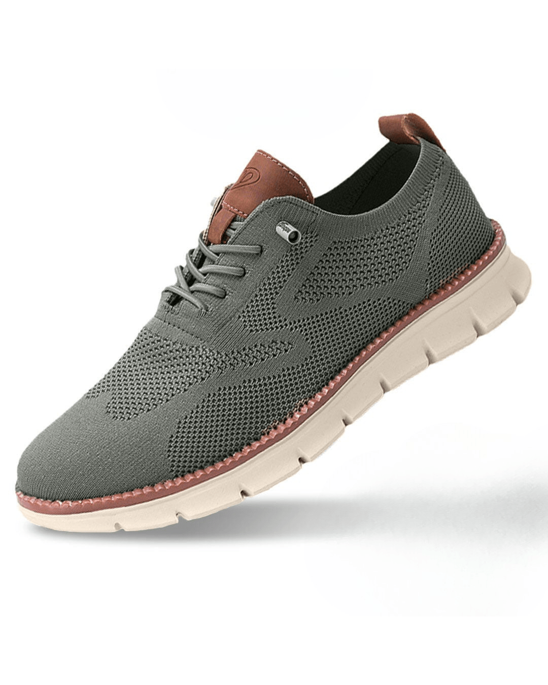Herren-Sneaker aus Strickmesh mit Schnürung und hohem Tragekomfort | Leichte, atmungsaktive, lässige Trainingsschuhe für jeden Tag | Bequeme Freizeitschuhe zum Gehen für jeden Tag