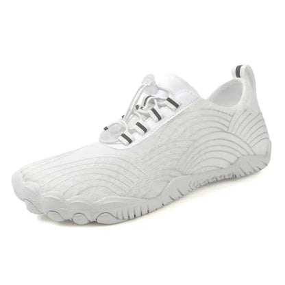 Everyday Wear Lace-Up Barefoot Shoes with Heel Pull Tab