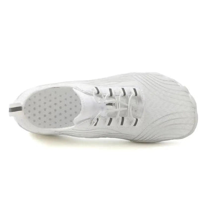 Everyday Wear Lace-Up Barefoot Shoes with Heel Pull Tab