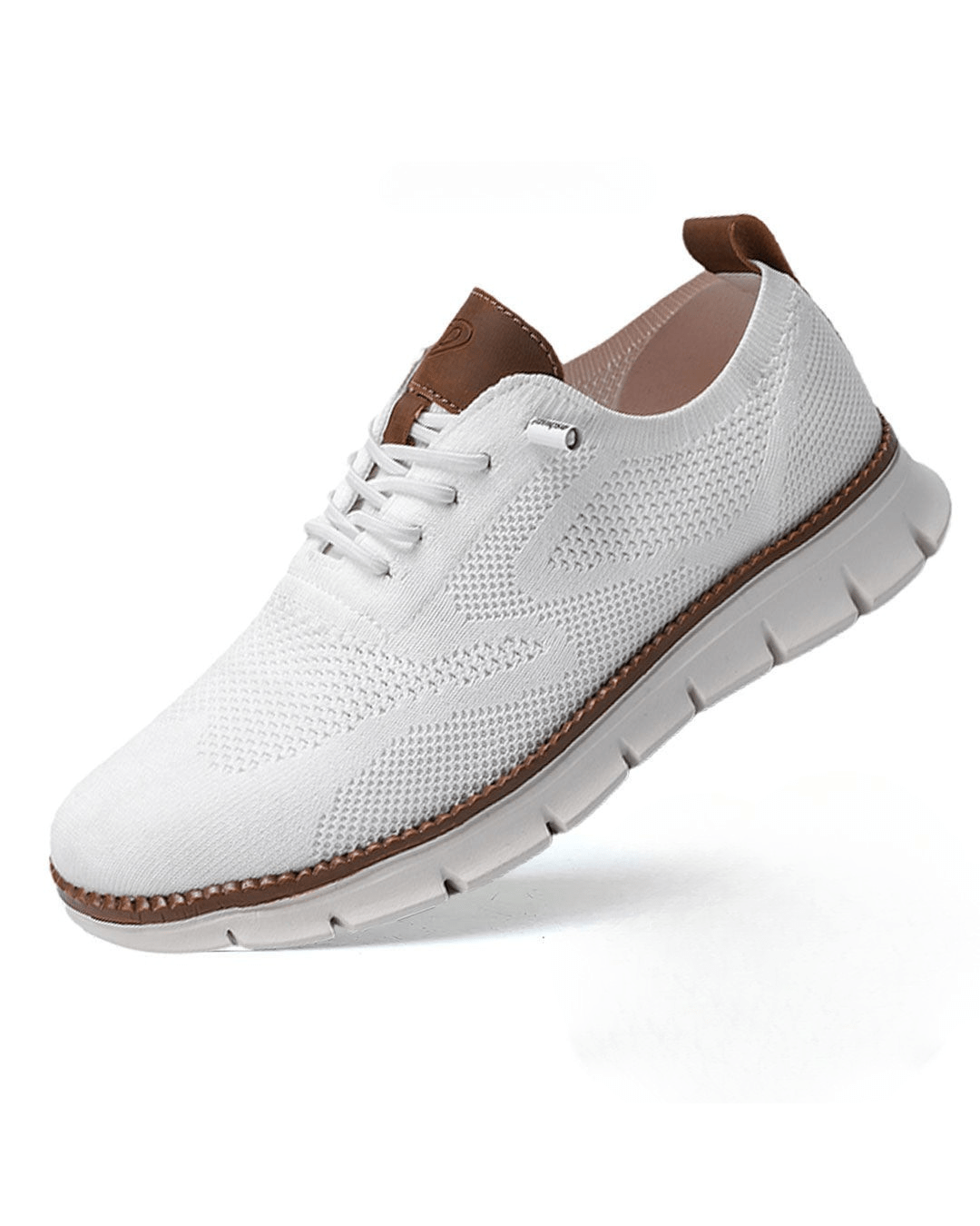 Herren-Sneaker aus Strickmesh mit Schnürung und hohem Tragekomfort | Leichte, atmungsaktive, lässige Trainingsschuhe für jeden Tag | Bequeme Freizeitschuhe zum Gehen für jeden Tag