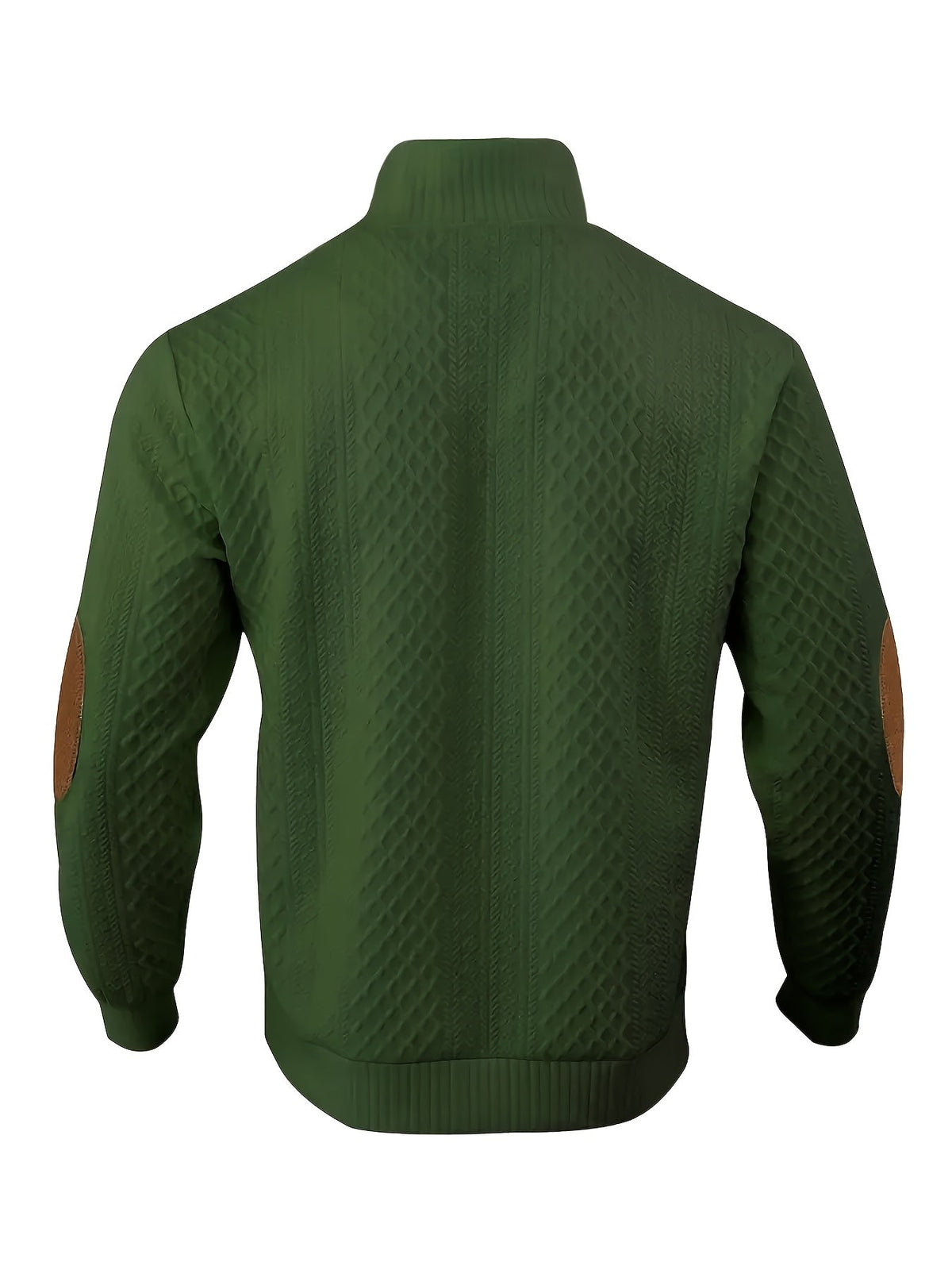 Men's Stand-Collar Button Henley Knit Sweater | Classic Casual Everyday Cosy Pullover | Smart Casual Everyday Autumn Winter Knitwear