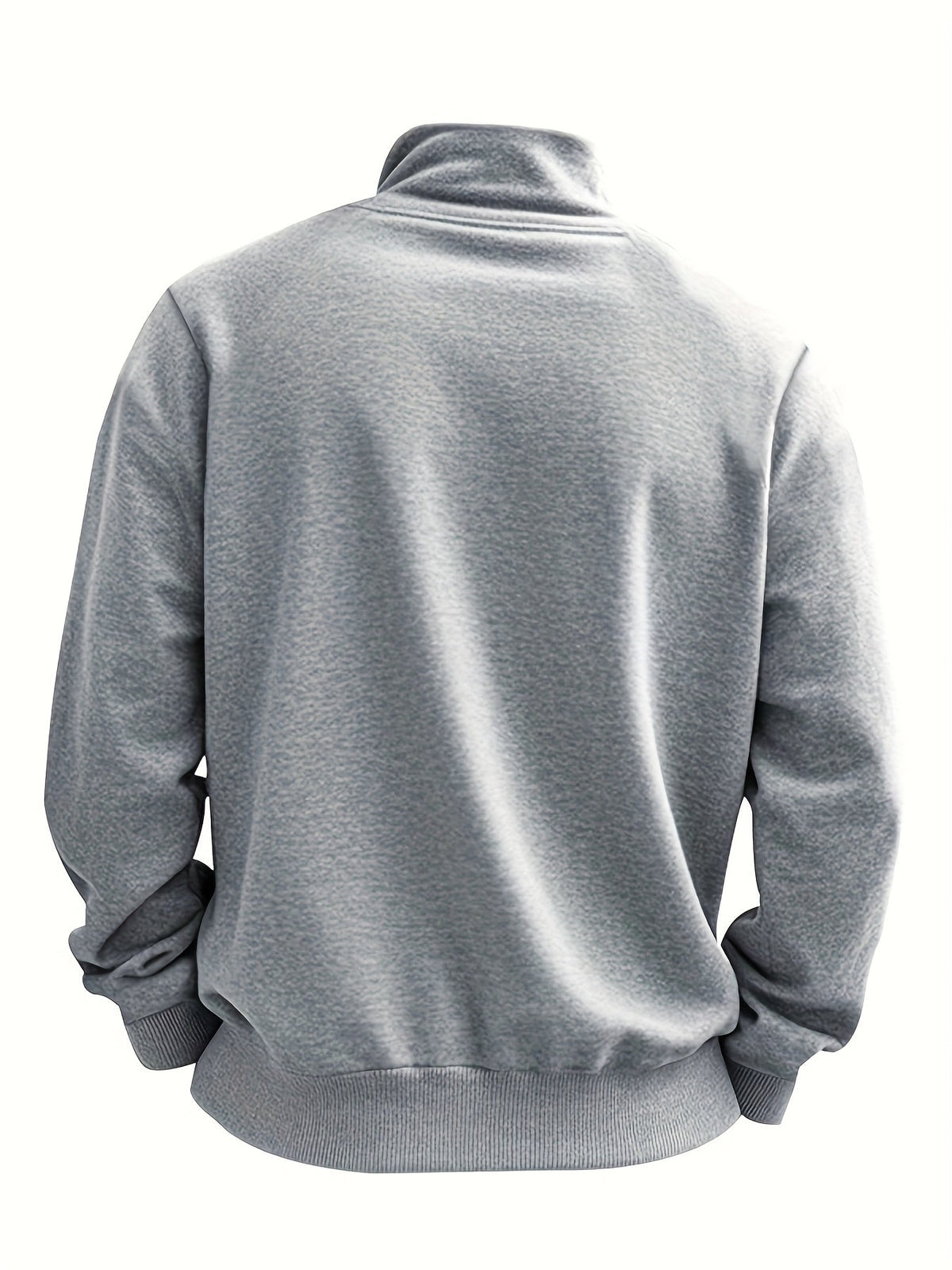 Herren-Pullover aus feinem Strick mit halbem Reißverschluss | Weicher, lässiger und gemütlicher Alltagspullover | Elegante lässige Strickmode für Herbst und Winter