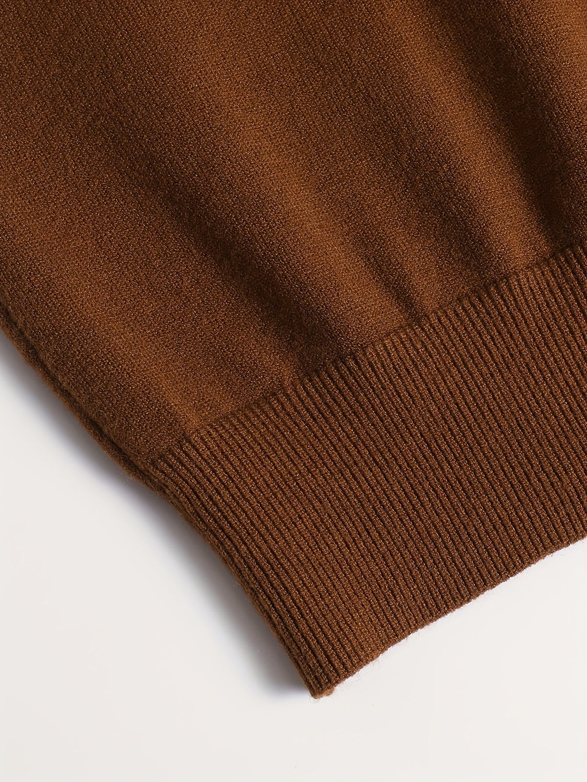 Men's Refined High-Neck Knit Sweater | Classic Cosy Casual Everyday Pullover | Smart Casual Everyday Autumn Winter Knitwear