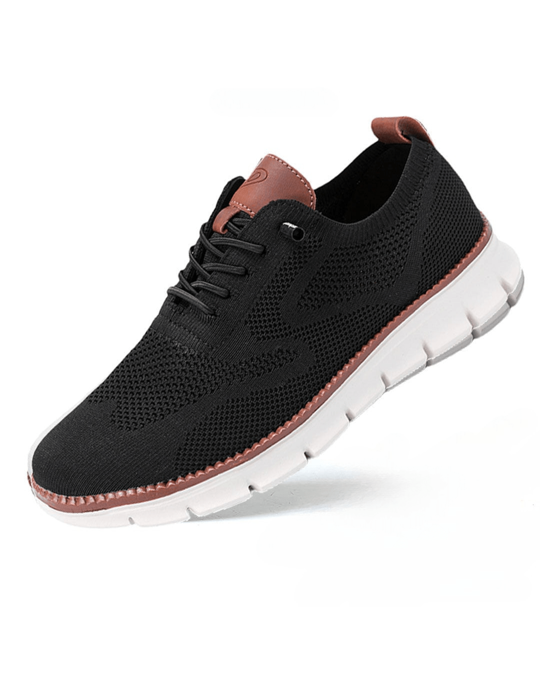 Herren-Sneaker aus Strickmesh mit Schnürung und hohem Tragekomfort | Leichte, atmungsaktive, lässige Trainingsschuhe für jeden Tag | Bequeme Freizeitschuhe zum Gehen für jeden Tag