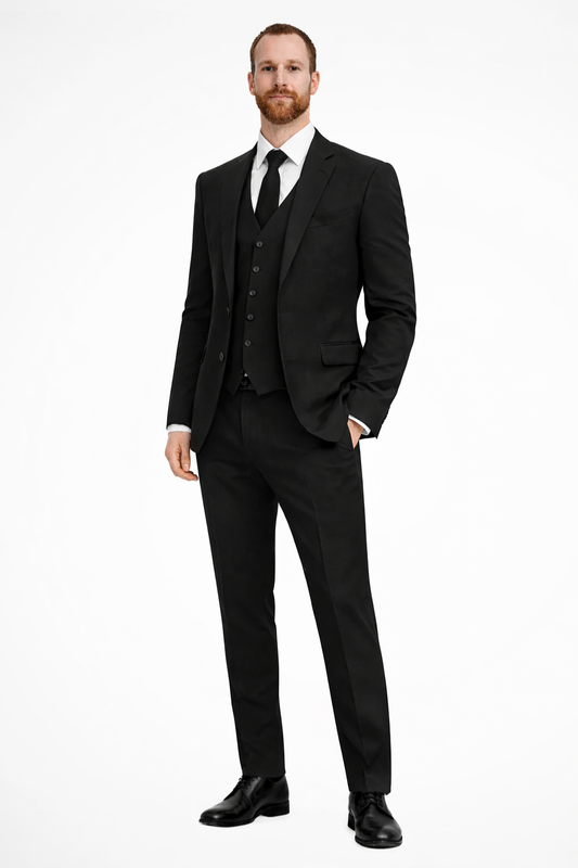Men's Suit Three-Piece Linen | Blazer Waistcoat Trousers Wedding | Wedding Suit Light Blue Elegant
