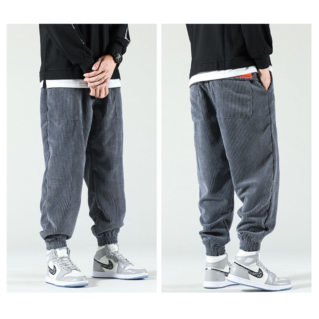 Men's Corduroy Pants – Relaxed-Fit Casual Trousers