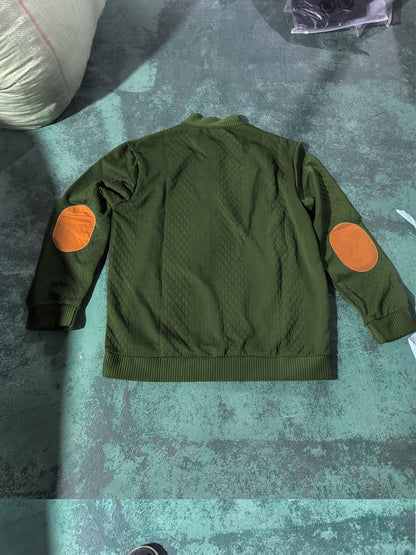 Men's Stand-Collar Button Henley Knit Sweater | Classic Casual Everyday Cosy Pullover | Smart Casual Everyday Autumn Winter Knitwear