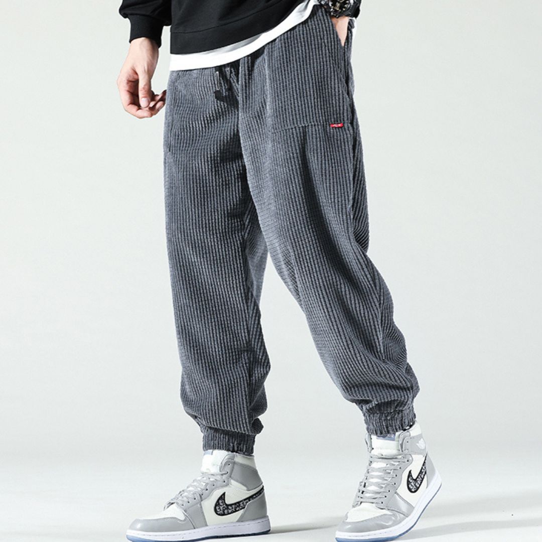 Men's Corduroy Pants – Relaxed-Fit Casual Trousers