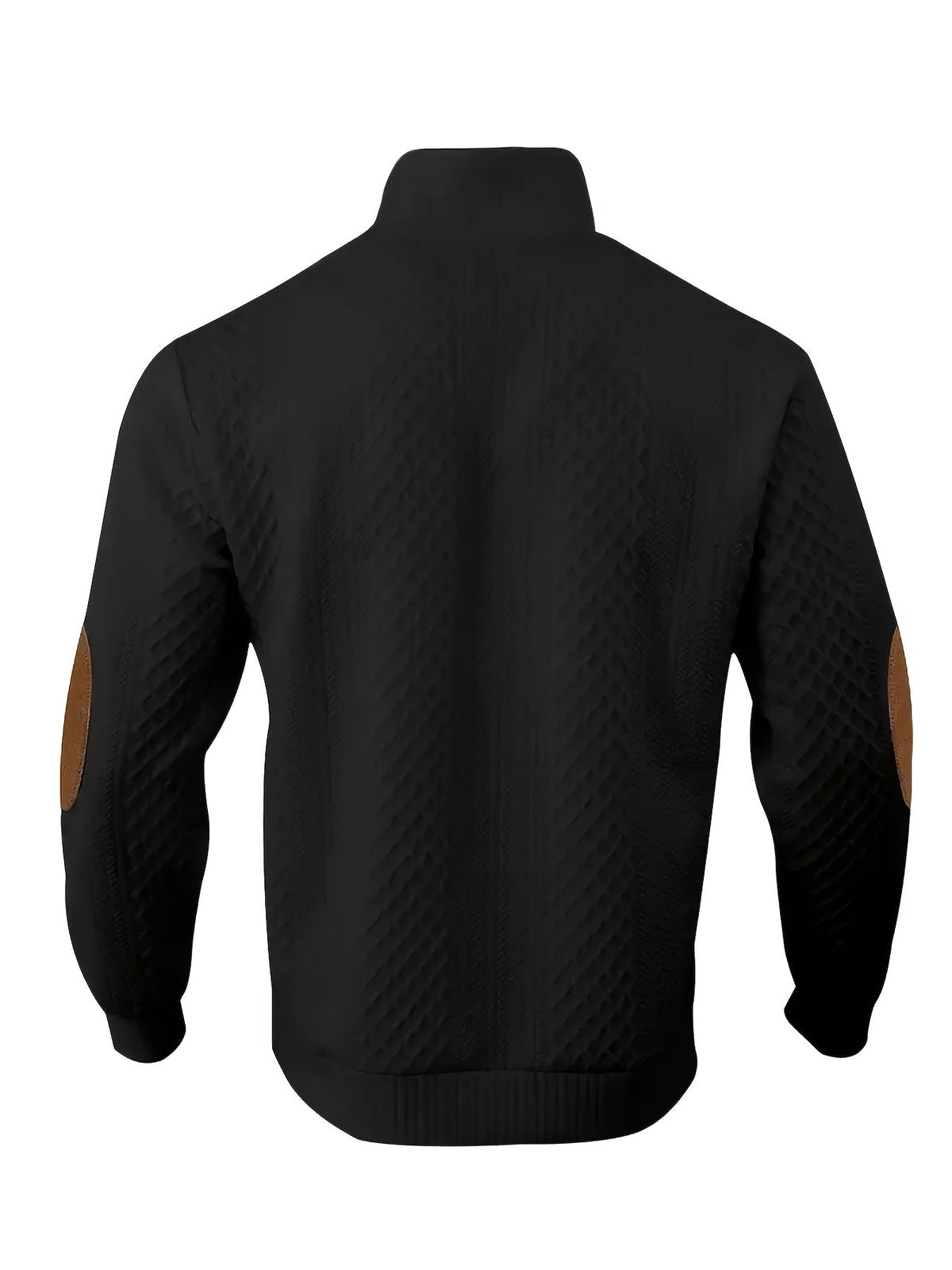 Men's Stand-Collar Button Henley Knit Sweater | Classic Casual Everyday Cosy Pullover | Smart Casual Everyday Autumn Winter Knitwear