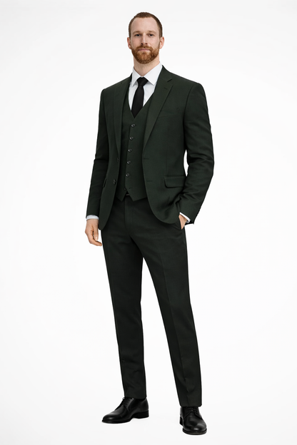 Men's Suit Three-Piece Linen | Blazer Waistcoat Trousers Wedding | Wedding Suit Light Blue Elegant