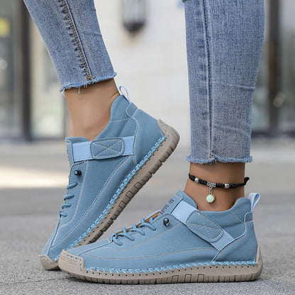 Women’s Casual Walking Shoes – Closed Toe Lace-Up Comfort Sneakers