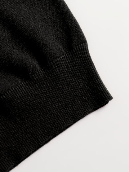 Men's Refined High-Neck Knit Sweater | Classic Cosy Casual Everyday Pullover | Smart Casual Everyday Autumn Winter Knitwear