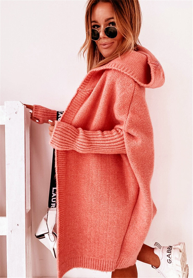 Tereza Cardigan Dame – Mintgrøn Strikcardigan med Løs Pasform