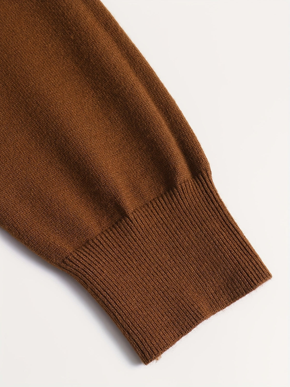 Men's Refined High-Neck Knit Sweater | Classic Cosy Casual Everyday Pullover | Smart Casual Everyday Autumn Winter Knitwear