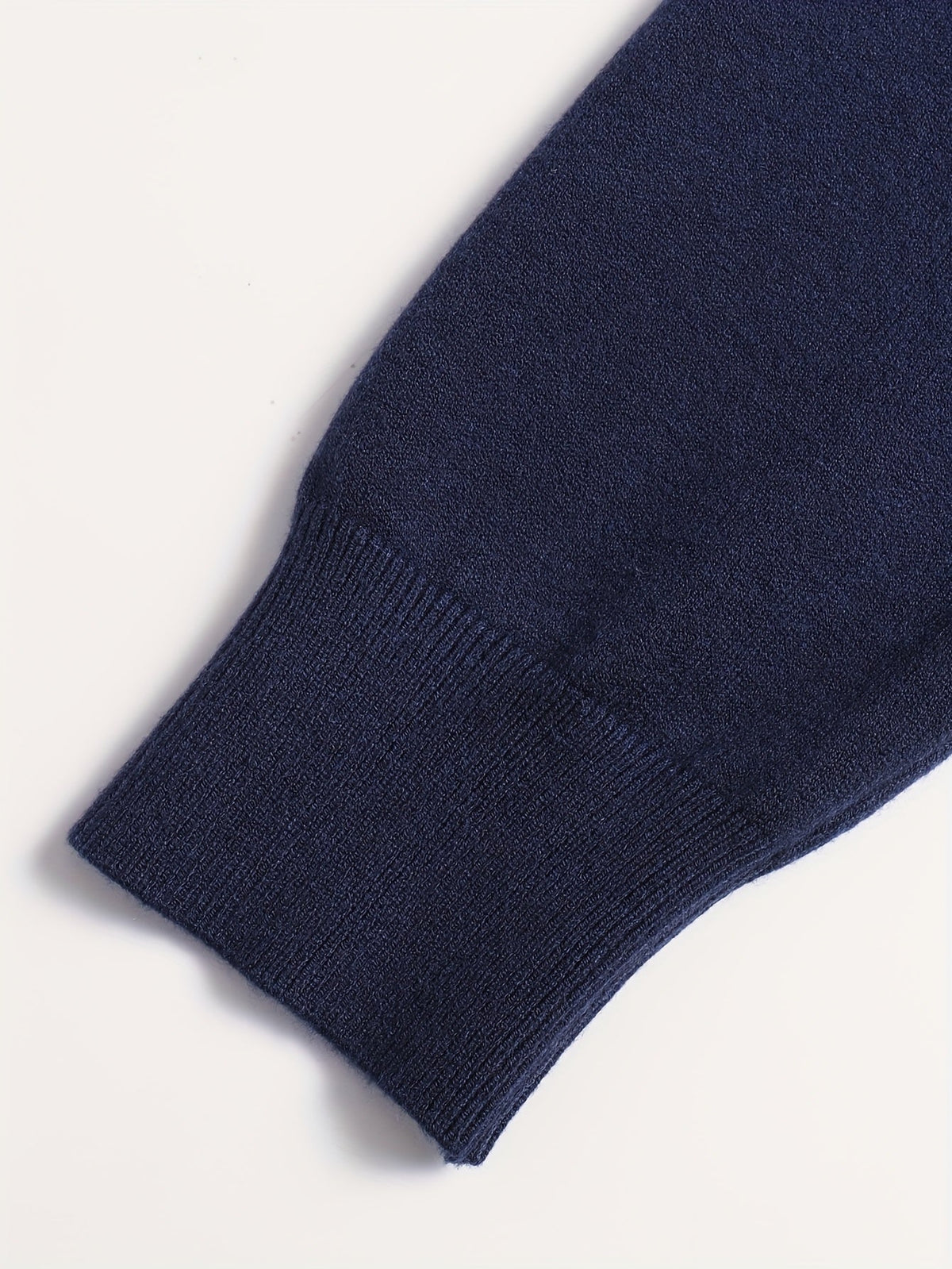 Men's Refined High-Neck Knit Sweater | Classic Cosy Casual Everyday Pullover | Smart Casual Everyday Autumn Winter Knitwear