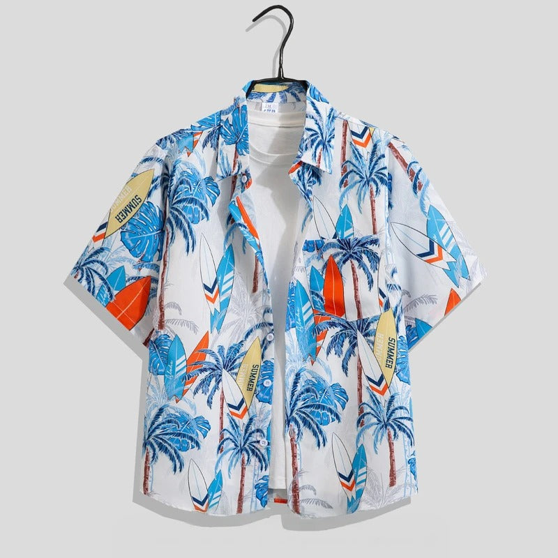 Aloha Men's Camp Shirt | Lightweight Floral Print 3