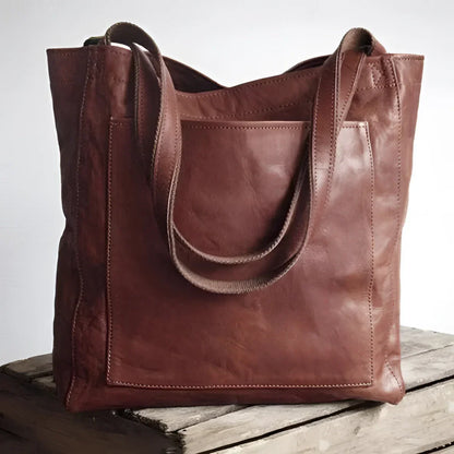 Women's Large Vintage Shopper Bag – Spacious Shoulder Tote