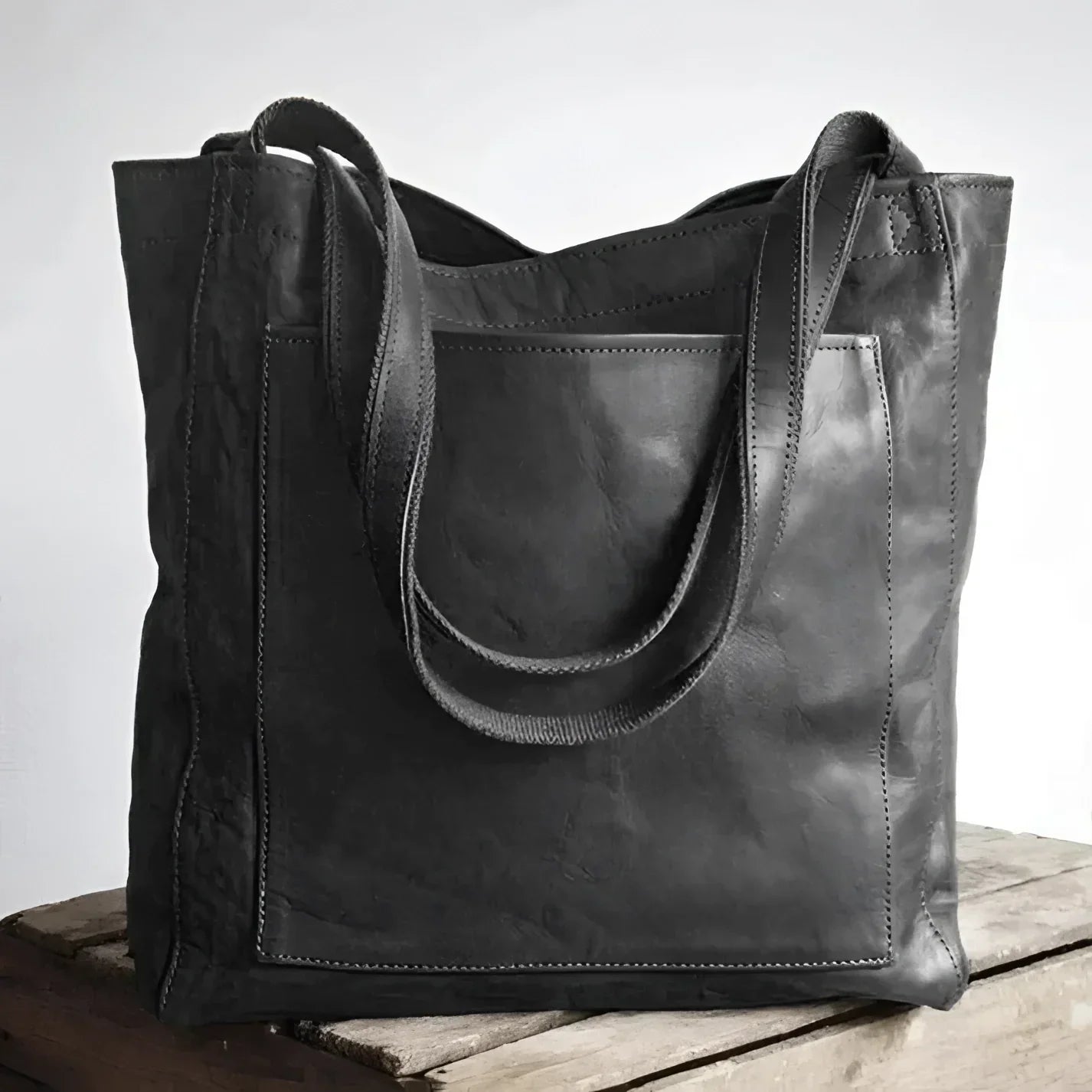 Women's Large Vintage Shopper Bag – Spacious Shoulder Tote
