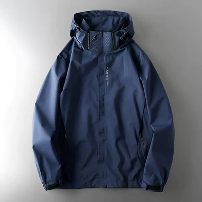 Men's Hooded Waterproof Rain Jacket – Everyday Outdoor Coat