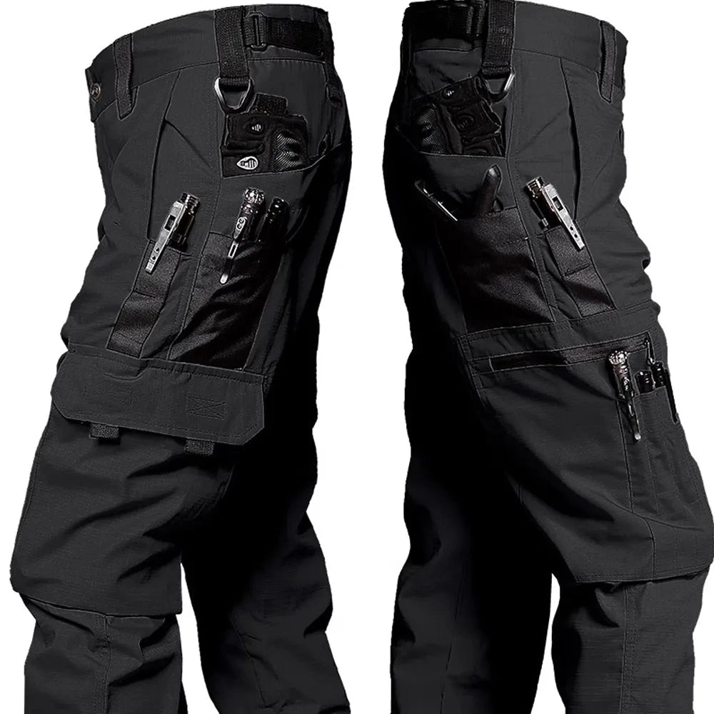 Men's Camouflage Cargo Pants – Multi-Pocket Outdoor Trousers
