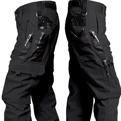 Men's Camouflage Cargo Pants – Multi-Pocket Outdoor Trousers