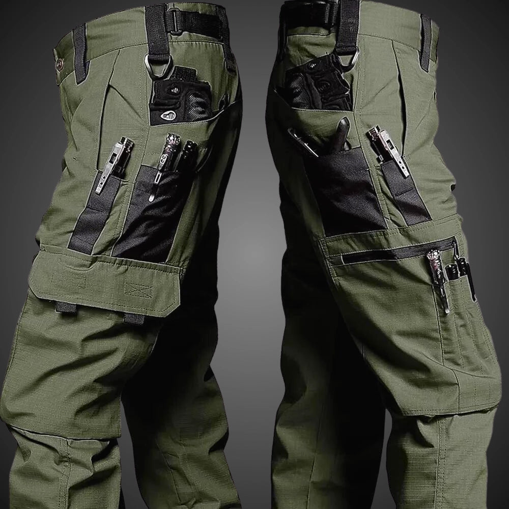 Men's Camouflage Cargo Pants – Multi-Pocket Outdoor Trousers