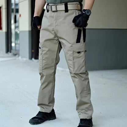 Men's Camouflage Cargo Pants – Multi-Pocket Outdoor Trousers