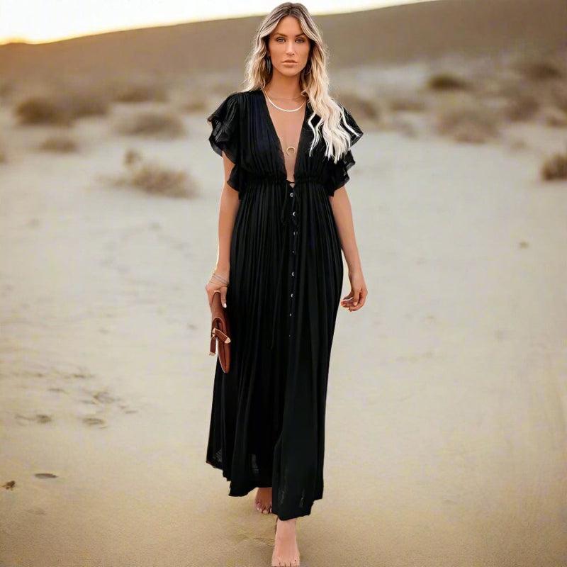 Bella Women's Beach Cover Up Dress | Oversized Boho Style, Lightweight 2