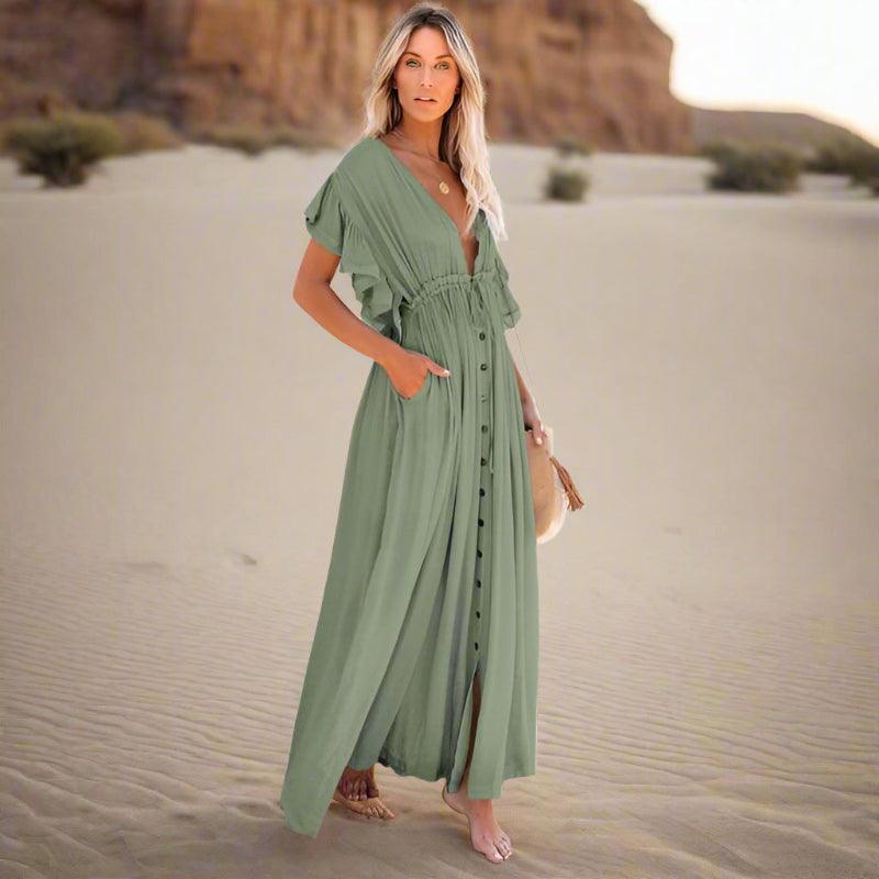 Bella Women's Beach Cover Up Dress | Oversized Boho Style, Lightweight 4