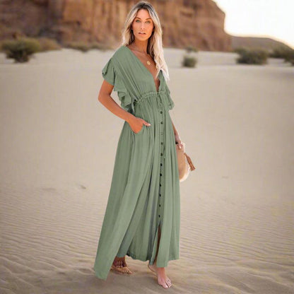 Bella Women's Beach Cover Up Dress | Oversized Boho Style, Lightweight 4