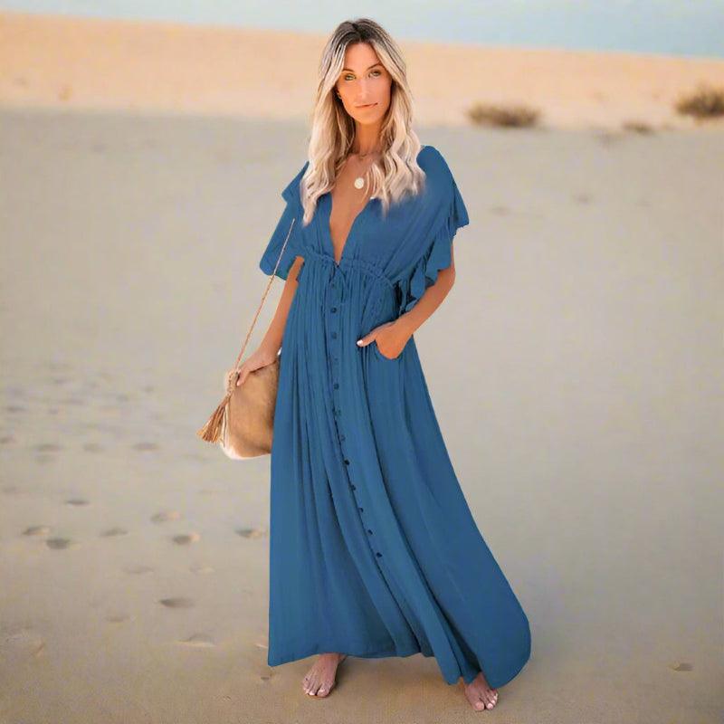 Bella Women's Beach Cover Up Dress | Oversized Boho Style, Lightweight 5