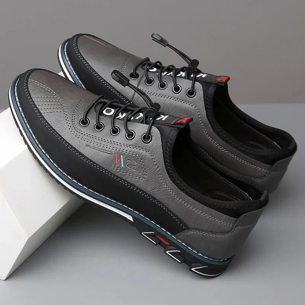 Herren-Oxfordschuhe aus Leder mit Schnürung | Lässige, elegante und bequeme Lederschuhe für jeden Tag | Business-Casual-Büroschuhe für jeden Tag