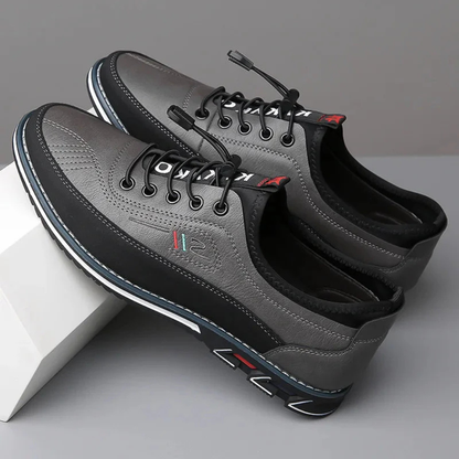Herren-Oxfordschuhe aus Leder mit Schnürung | Lässige, elegante und bequeme Lederschuhe für jeden Tag | Business-Casual-Büroschuhe für jeden Tag