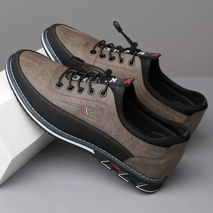 Herren-Oxfordschuhe aus Leder mit Schnürung | Lässige, elegante und bequeme Lederschuhe für jeden Tag | Business-Casual-Büroschuhe für jeden Tag