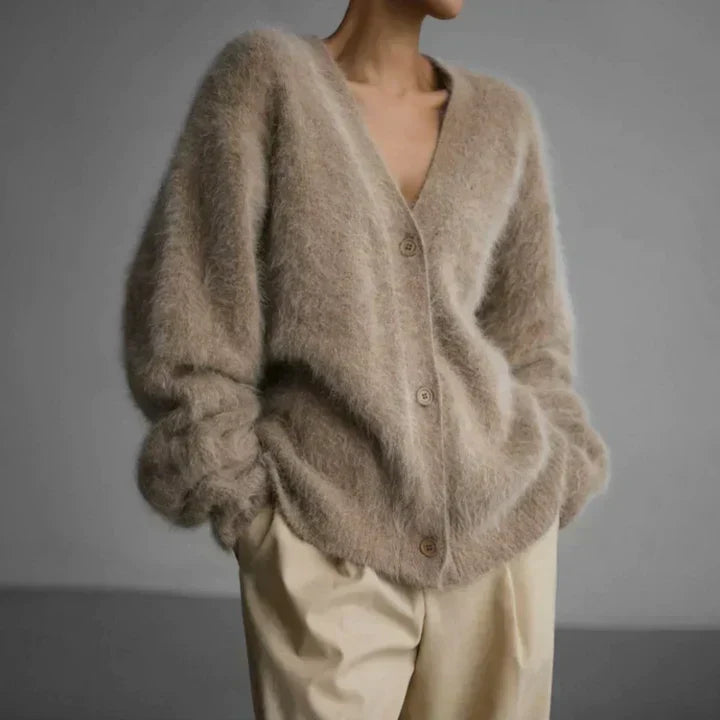 Women's Ravena Cardigan – Elegant Knit Cardigan with Relaxed Fit