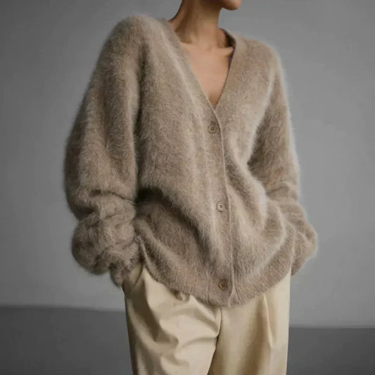 Women's Ravena Cardigan – Elegant Knit Cardigan with Relaxed Fit
