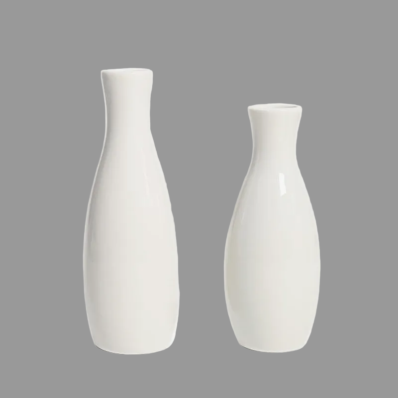 Ceramic Rounded Floor Vase | Modern Home Decor