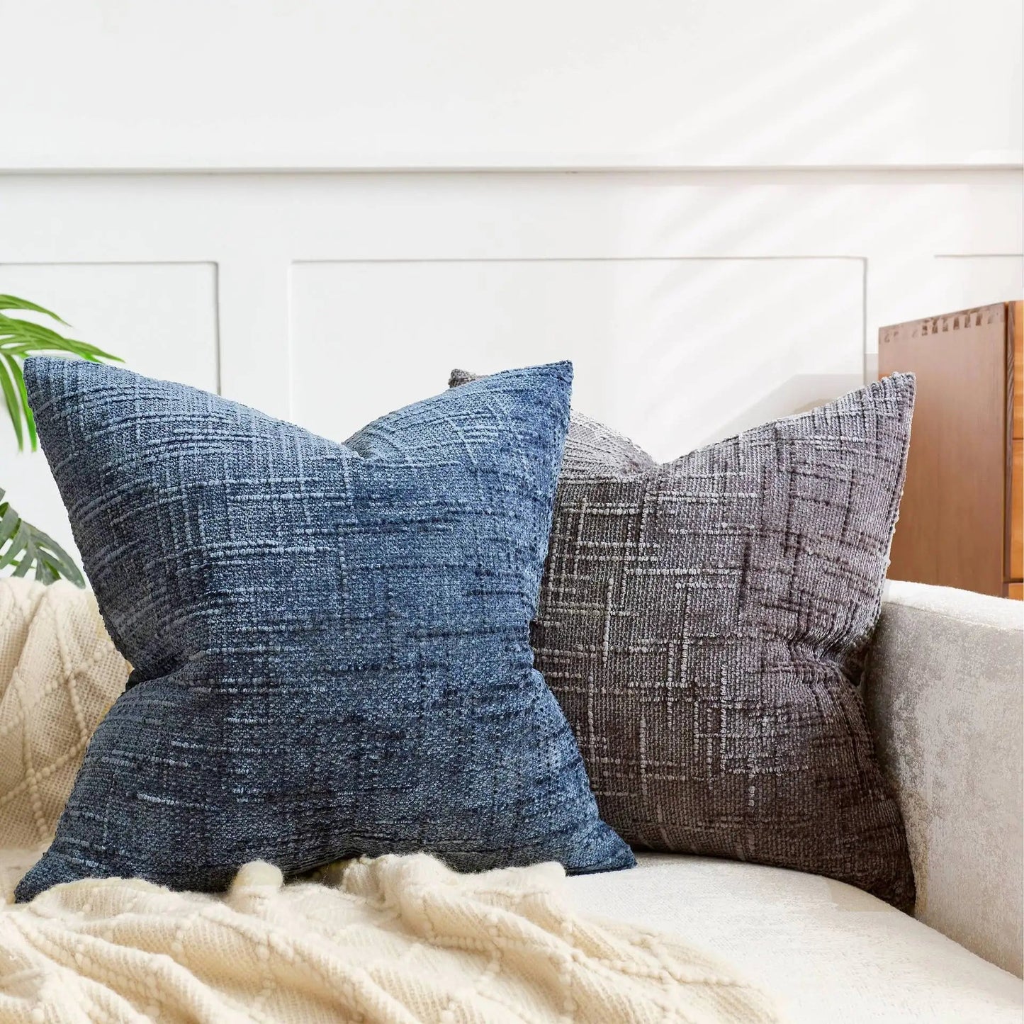 Chenille Cushion Cover | Soft Decorative Sofa Cushion Covers 3