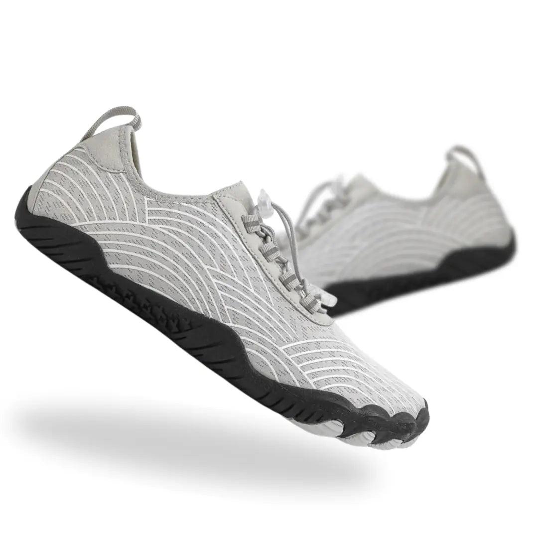 Everyday Wear Lace-Up Barefoot Shoes with Heel Pull Tab