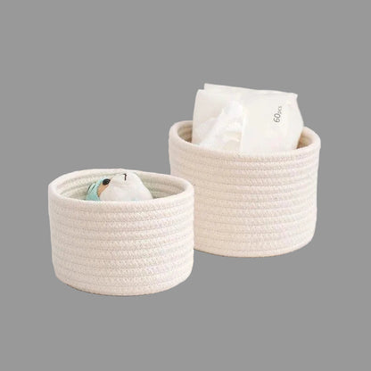 Cotton Rope Storage Baskets | Organizing Solution