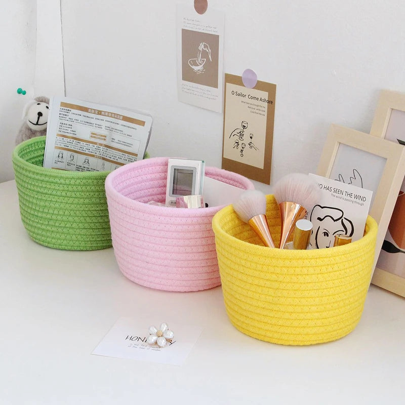 Cotton Rope Storage Baskets | Organizing Solution 3