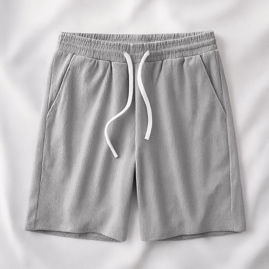 Crest Men's Waffle Knit Shorts | Ultra Soft, Relaxed Fit 0